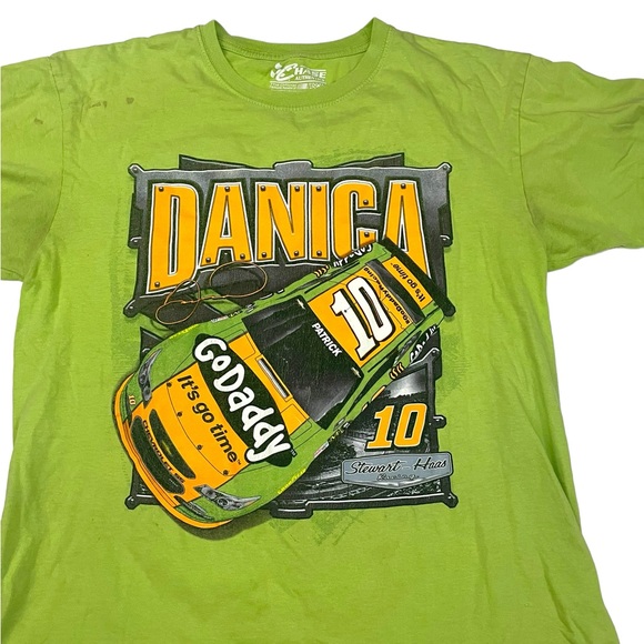 2014 Nascar Danica Patrick Double Sided All Over Print Shirt Large - Picture 2 of 12